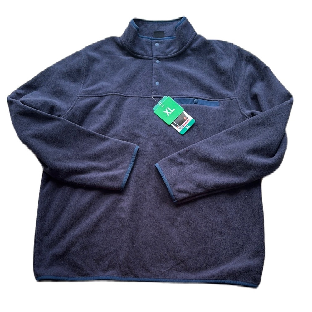 32 Degrees Blue Performance Jacket for Active Comfort Size XL NWT Mens Pullover